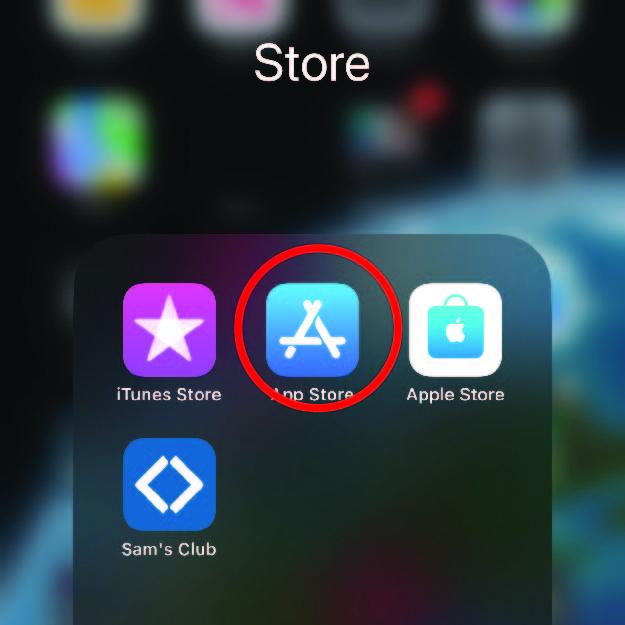 Apple App Store Icon on Apple Device