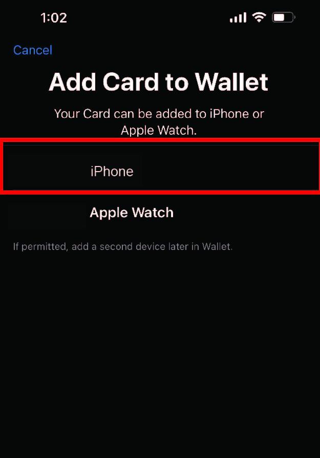 Add DukeCard to Apple Wallet on iPhone
